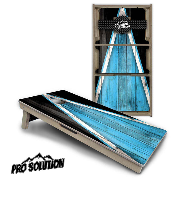 Pro Solution Boards - Sky Blue Triangle Design - Zero Bounce! Zero Movement! Panels for added Weight & Stability! Double Legs with Circle Brace Airmail Blocker! Boards Weigh approx. 45lbs per Board!