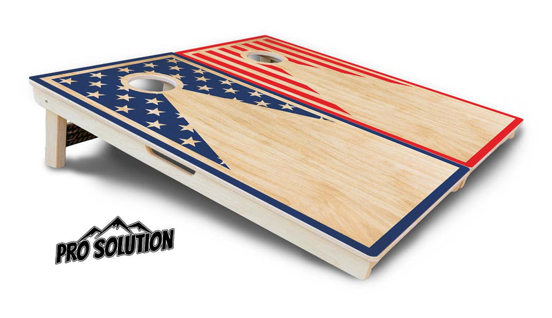 Pro Solution Boards - Stars & Stripes - NO LOGO - Zero Bounce! Zero Movement! Panels for added Weight & Stability! Double Legs with Circle Brace Airmail Blocker! Boards Weigh approx. 45lbs per Board!