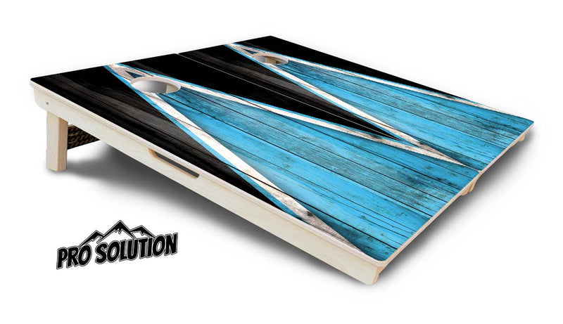 Pro Solution Boards - Sky Blue Triangle Design - Zero Bounce! Zero Movement! Panels for added Weight & Stability! Double Legs with Circle Brace Airmail Blocker! Boards Weigh approx. 45lbs per Board!