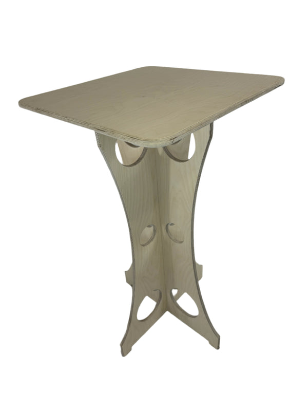 Plain Flatpack Table - Bar-Height, Easy Assembly - Free Shipping!