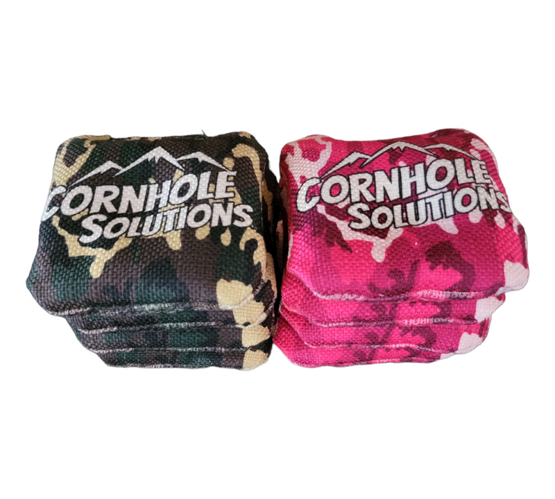 Mini Cornhole Bags 4"x4" Bags - Stock Colors and Patterns (Full Set of 8 bags)