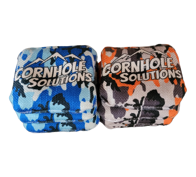 Mini Cornhole Bags 4"x4" Bags - Stock Colors and Patterns (Full Set of 8 bags)