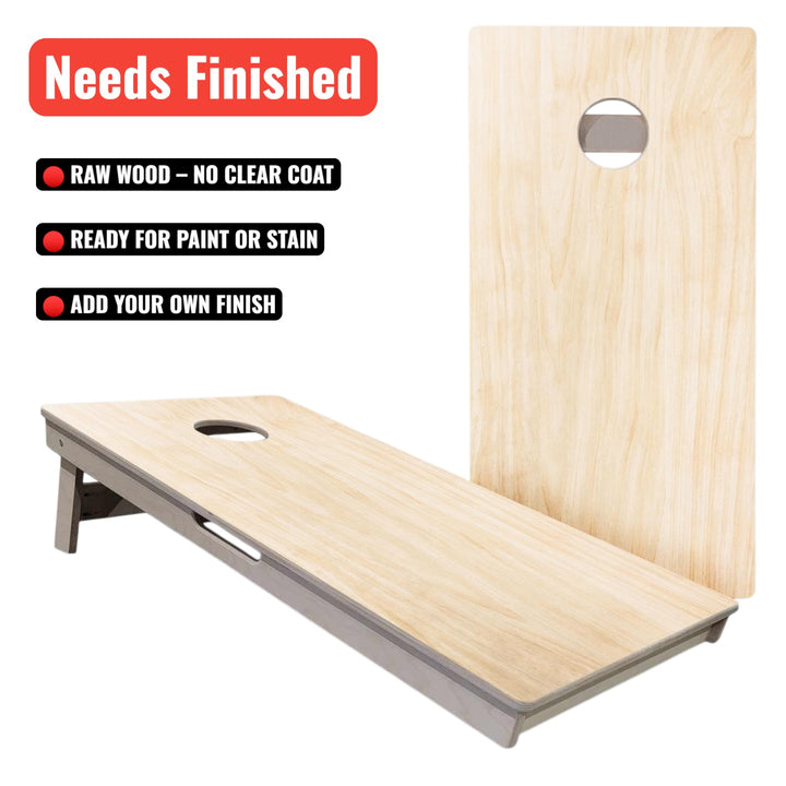 Plain Raw - Cornhole Boards - Professional Tournament Boards (Needs Finished)