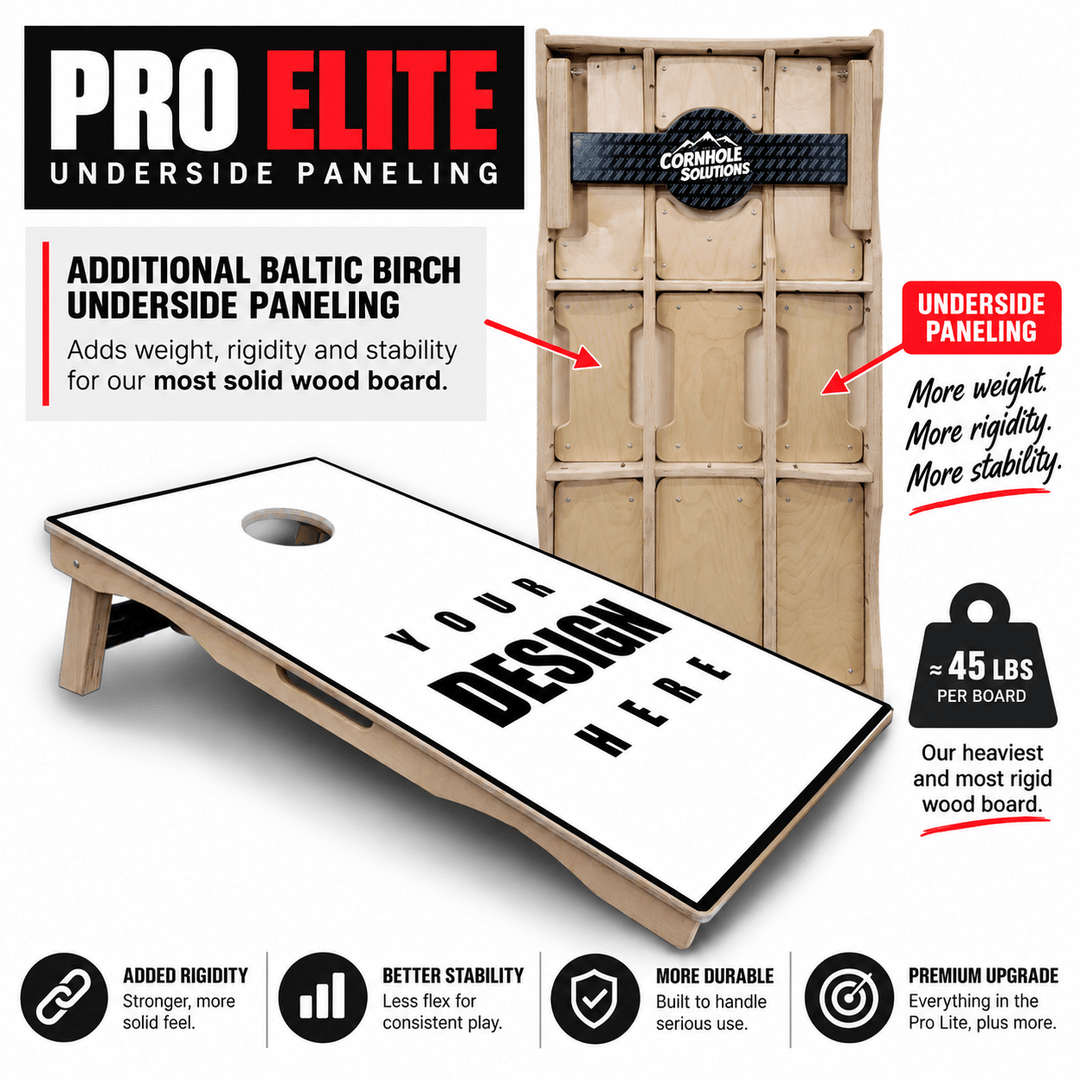 Custom Cornhole Boards – Pro Lite or Pro Elite