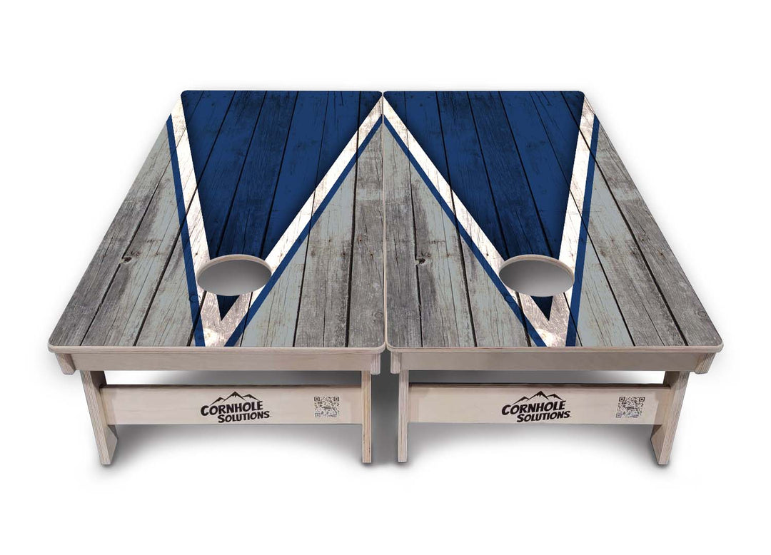 Team Color Triangle Cornhole Boards - Professional Tournament Series