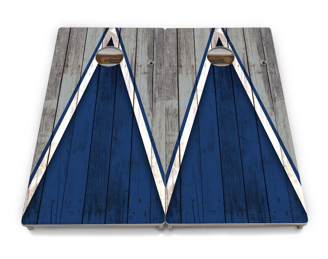 Team Color Triangle Cornhole Boards - Professional Tournament Series