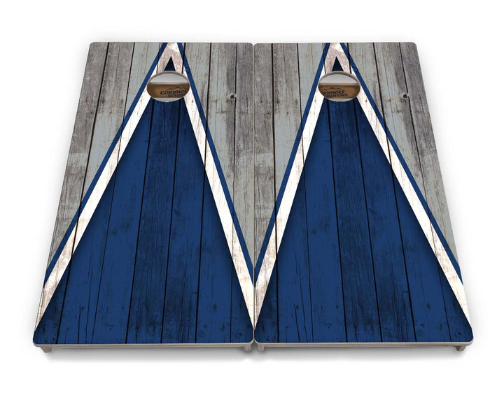 Team Color Triangle Cornhole Boards - Professional Tournament Series