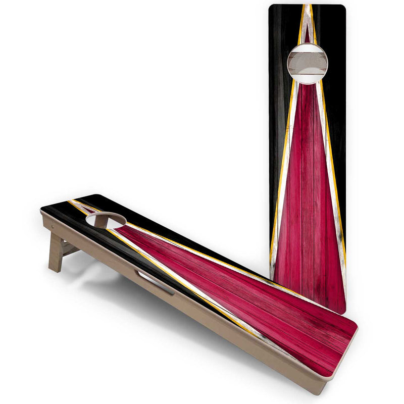 Training Skinny Boards - Sports Theme - Scarlet & Yellow