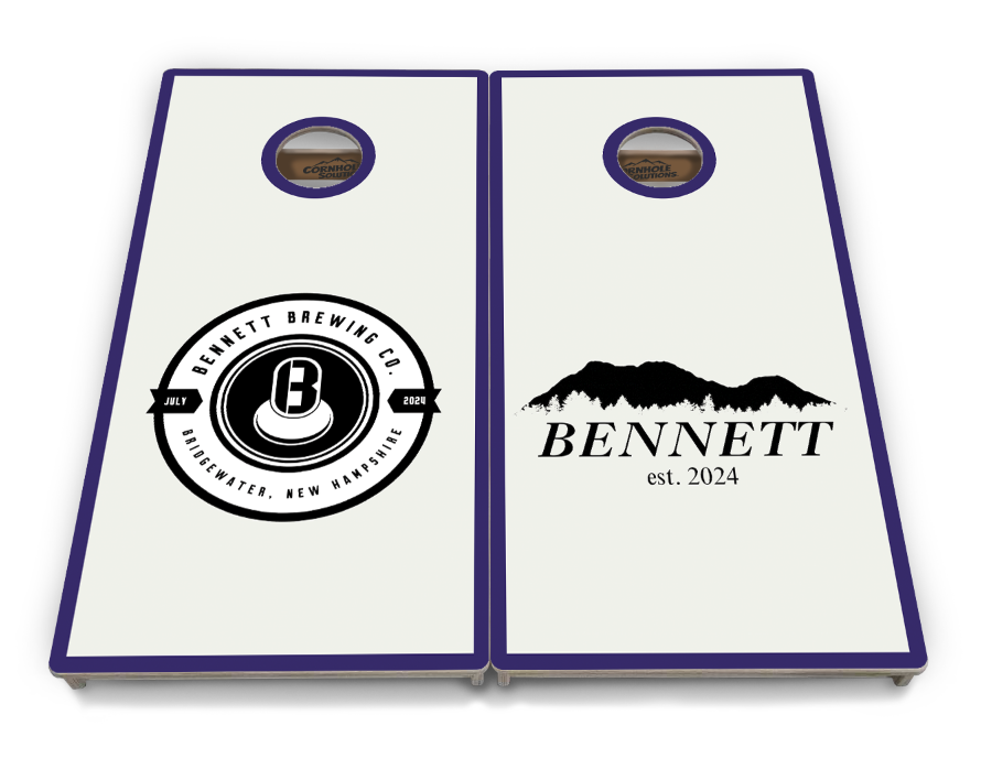 Complete Tournament Cornhole Bundle - Boards, Custom Bags & Carrying Case - Custom