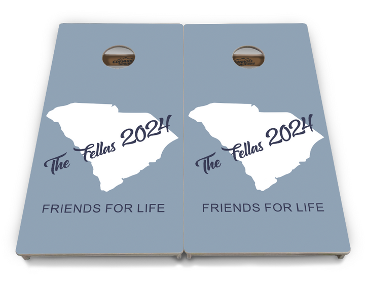 Complete Tournament Cornhole Bundle - Boards, Custom Bags & Carrying Case - Custom