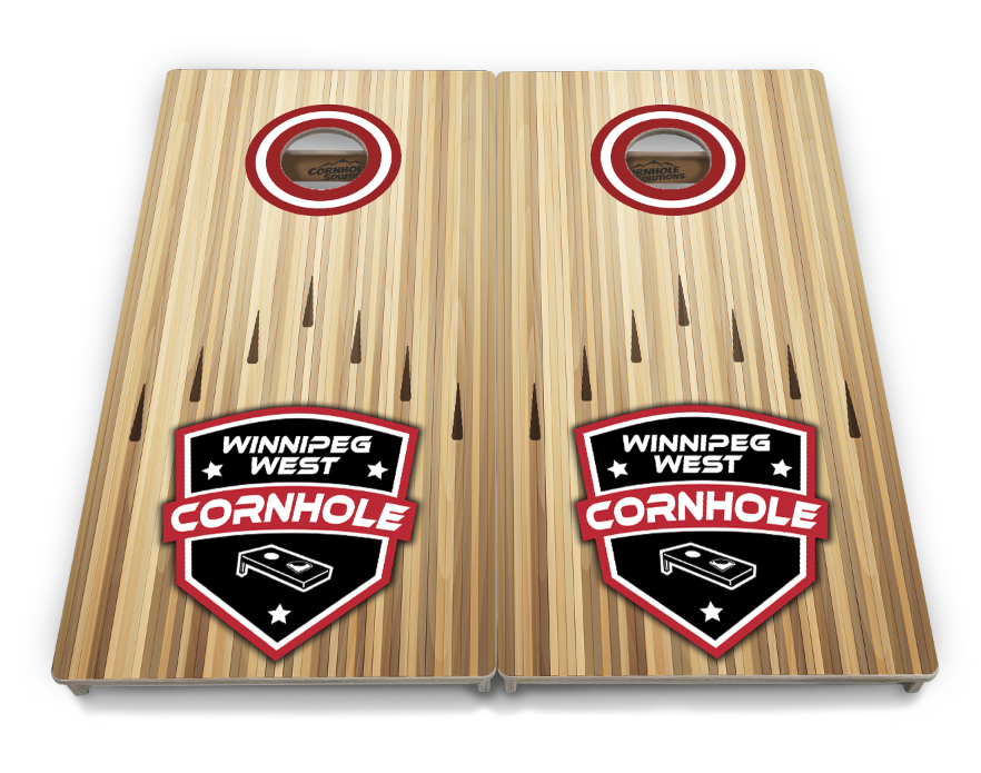 Complete Tournament Cornhole Bundle - Boards, Custom Bags & Carrying Case - Custom