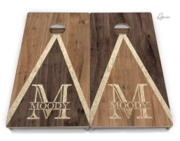 Complete Tournament Cornhole Bundle - Boards, Custom Bags & Carrying Case - Custom