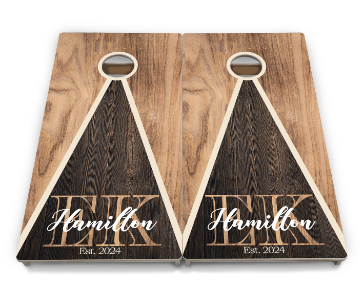 Complete Tournament Cornhole Bundle - Boards, Custom Bags & Carrying Case - Custom