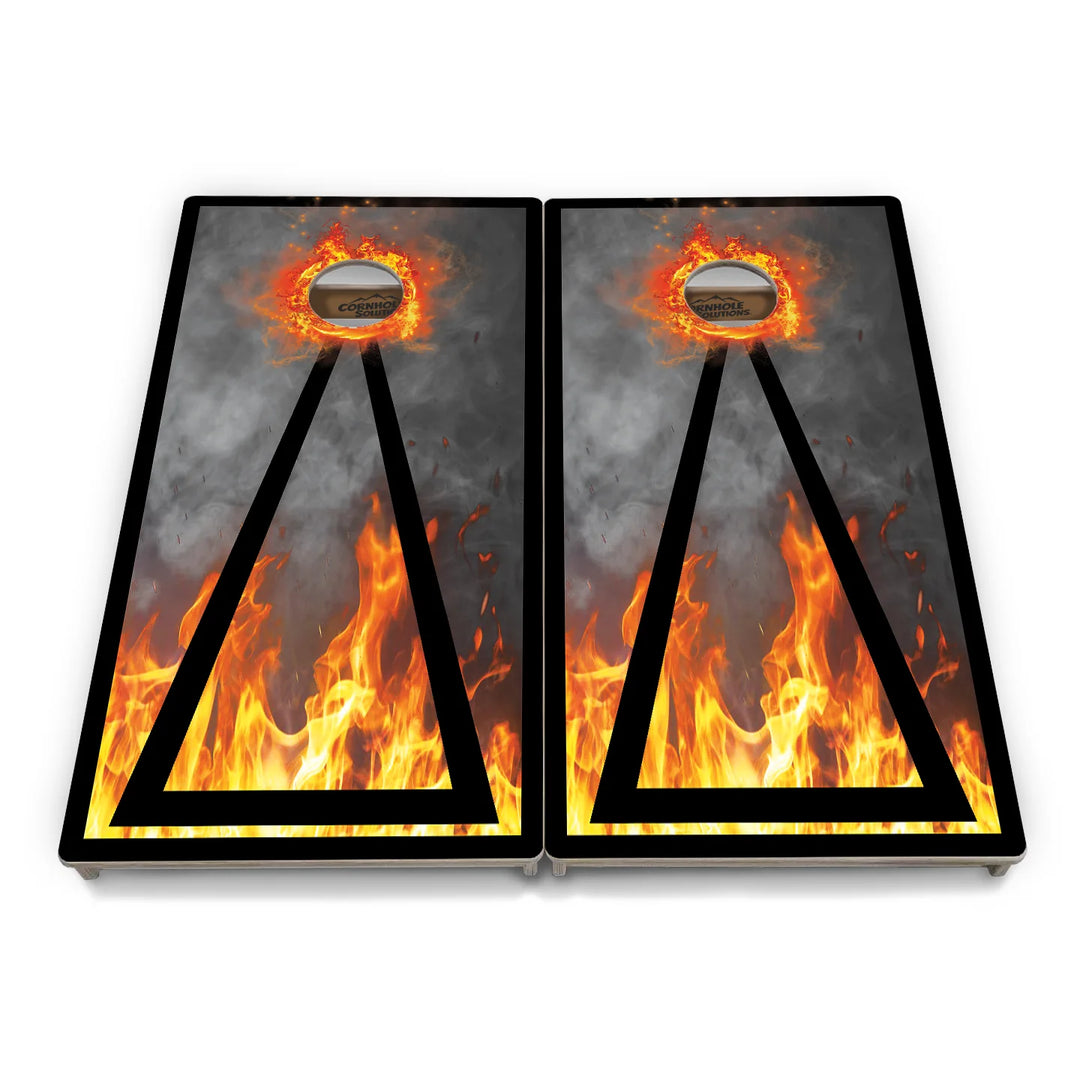 Smoke & Fire Cornhole Boards – Tournament Series