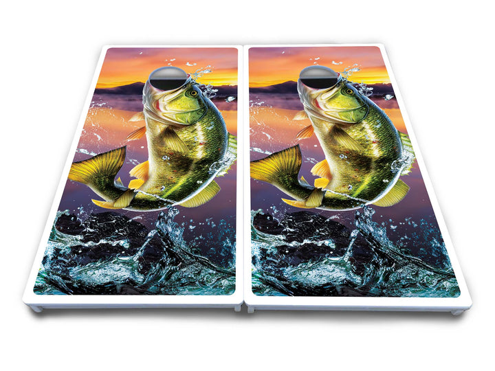 Basshole Fish Cornhole Boards - All Weather Series