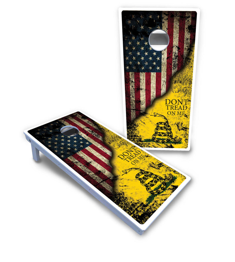Waterproof - DTOM & WTP Design Options - All Weather Boards "Outdoor Solution" 18mm(3/4")Direct UV Printed - Regulation 2' by 4' Cornhole Boards (Set of 2 Boards) Double Thick Legs, with Leg Brace & Dual Support Braces!