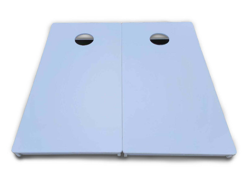 Waterproof - Plain (no print) All Weather Boards "Outdoor Solution" 18mm(3/4") Regulation 2' by 4' Cornhole Boards (Set of 2 Boards) Double Thick Legs, with Leg Brace & Dual Support Braces!