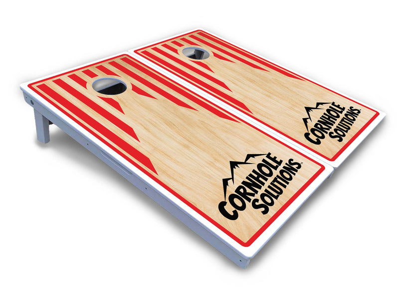 Waterproof - Stars & Stripes Design Options - All Weather Boards "Outdoor Solution" 18mm(3/4")Direct UV Printed - Regulation 2' by 4' Cornhole Boards (Set of 2 Boards) Double Thick Legs, with Leg Brace & Dual Support Braces!