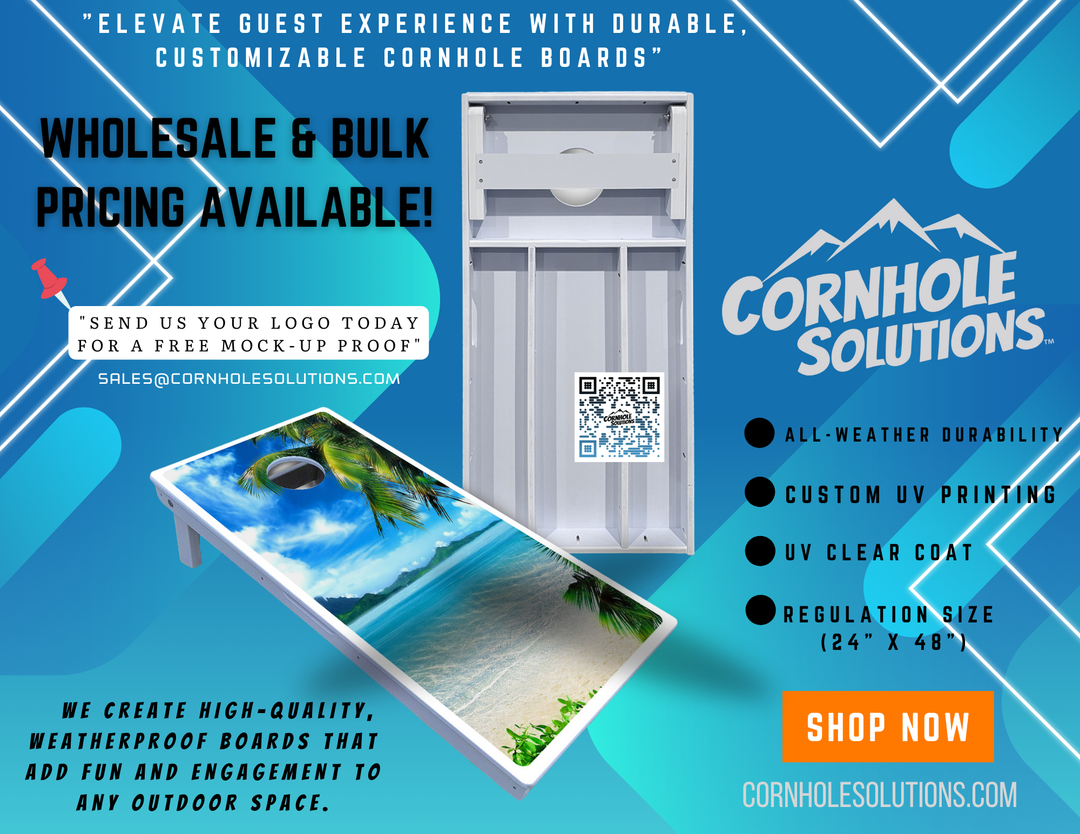 Custom Cornhole Boards - All Weather Series