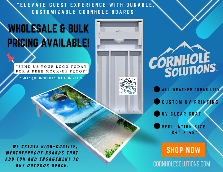 Custom Cornhole Boards - All Weather Series