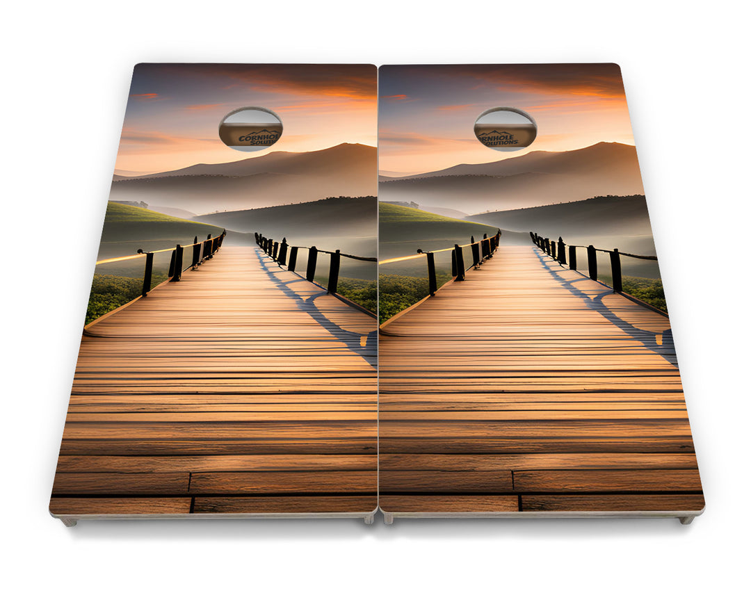 Wooden Bridge Cornhole Boards - Professional Tournament Series