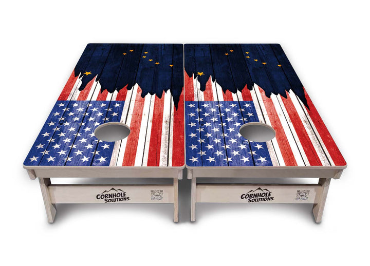 State Flags Alabama to Georgia Cornhole Boards - Professional Tournament Series