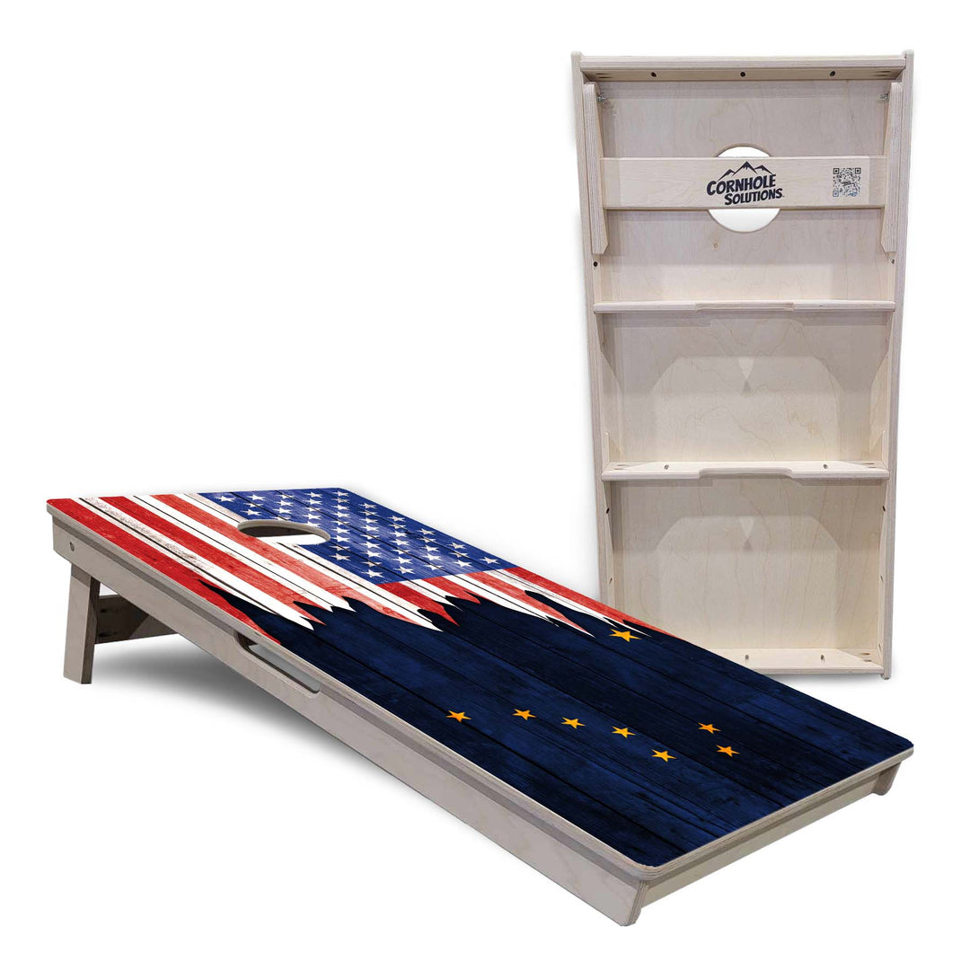 State Flags Alabama to Georgia Cornhole Boards - Professional Tournament Series