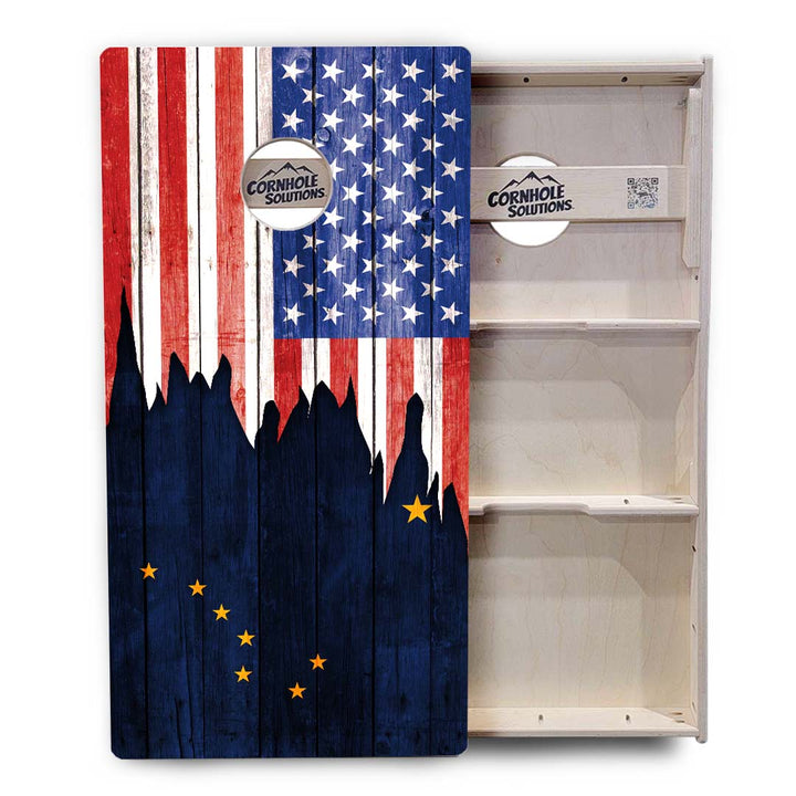 State Flags Alabama to Georgia Cornhole Boards - Professional Tournament Series