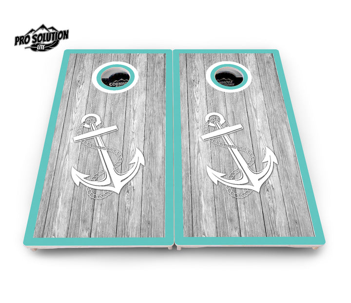 Anchor & Compass Cornhole Boards - Pro Solution Lite Series
