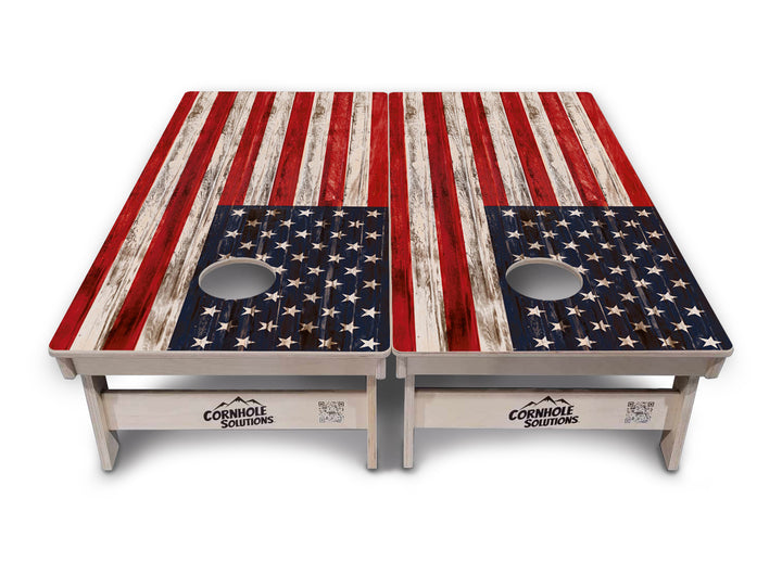 Antique Flag510 Cornhole Boards - Professional Tournament Series