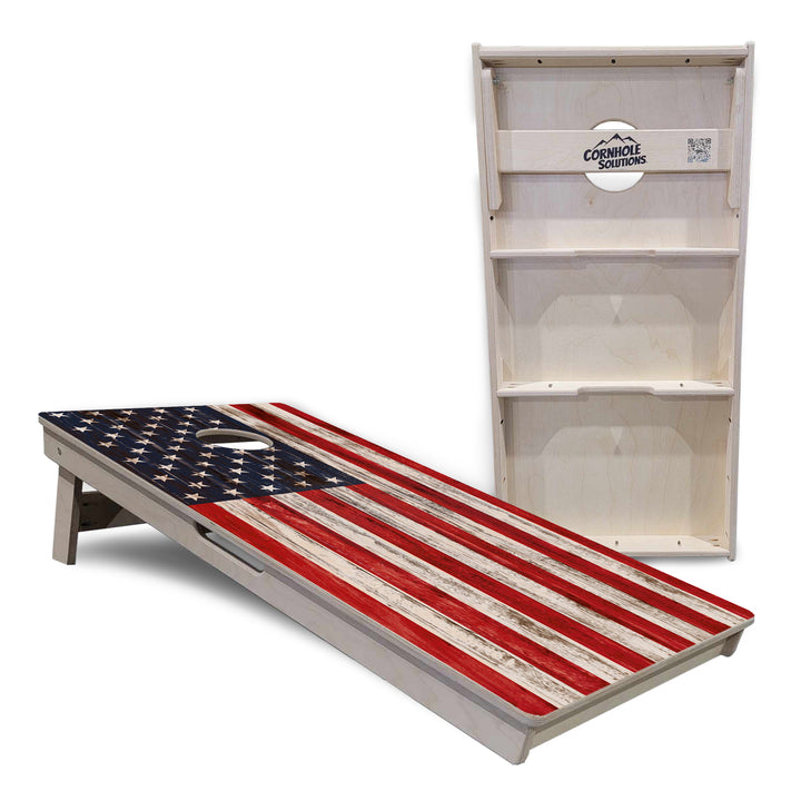 Antique Flag510 Cornhole Boards - Professional Tournament Series