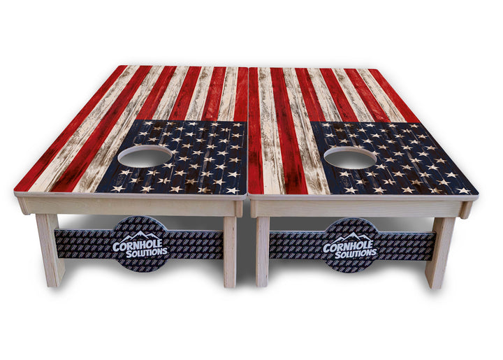 Antique Flag510 Cornhole Boards - Professional Tournament Series