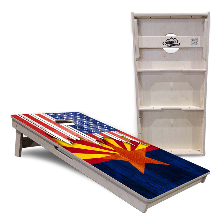 State Flags Alabama to Georgia Cornhole Boards - Professional Tournament Series