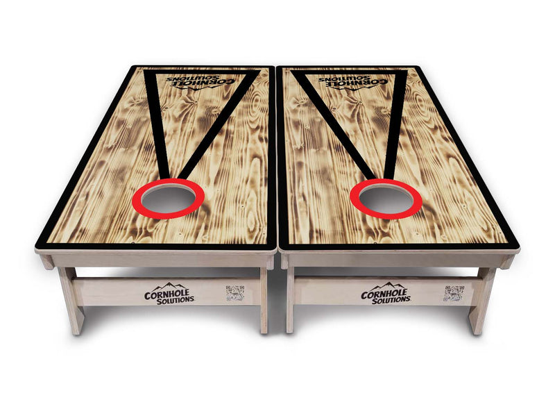 Tournament Boards - Burnt Triangle Design Options – Professional Tournament 2'x4' Regulation Cornhole Set - 3/4″ Baltic Birch + UV Direct Print + UV Clear Coat