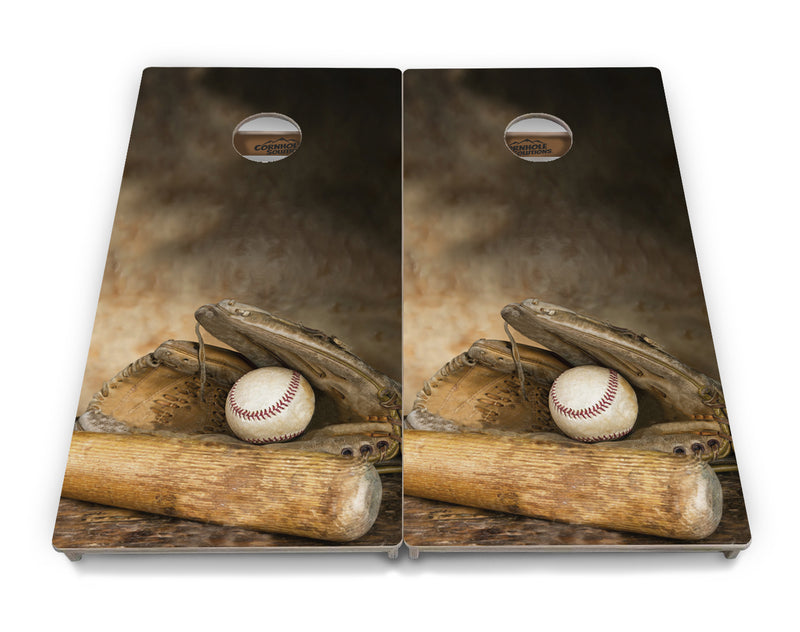 Baseball Glove Design - Regulation 2' by 4' Tournament Cornhole Set - 18mm (3/4″) Baltic Birch