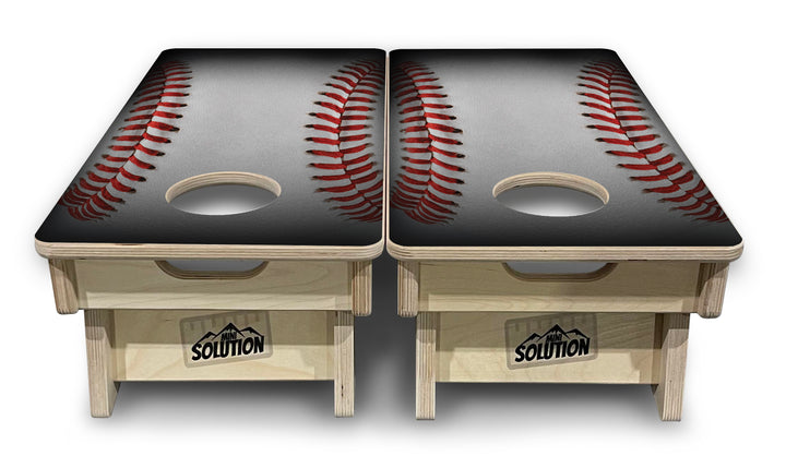 Mini Cornhole Boards - Baseball Design