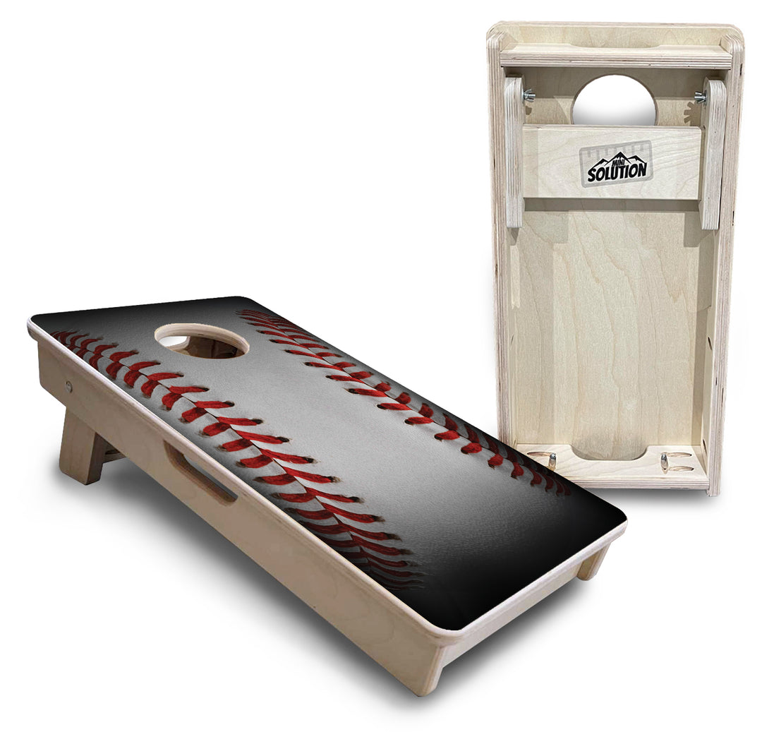 Mini Cornhole Boards - Baseball Design