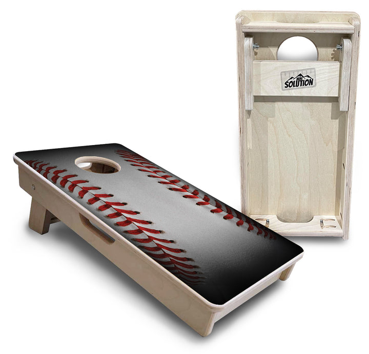 Mini Cornhole Boards - Baseball Design