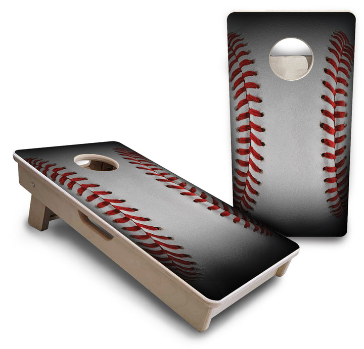 Mini Cornhole Boards - Baseball Design