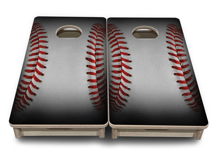 Mini Cornhole Boards - Baseball Design
