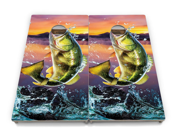 Bass Hole Cornhole Boards – Tournament Series