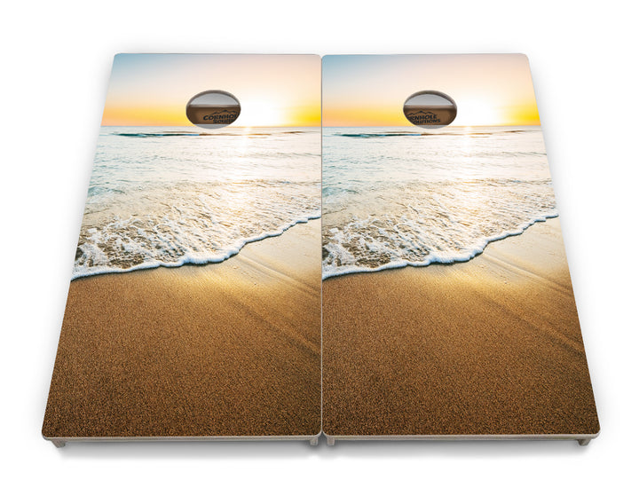 Beach Sunset Cornhole Boards - Professional Tournament Series