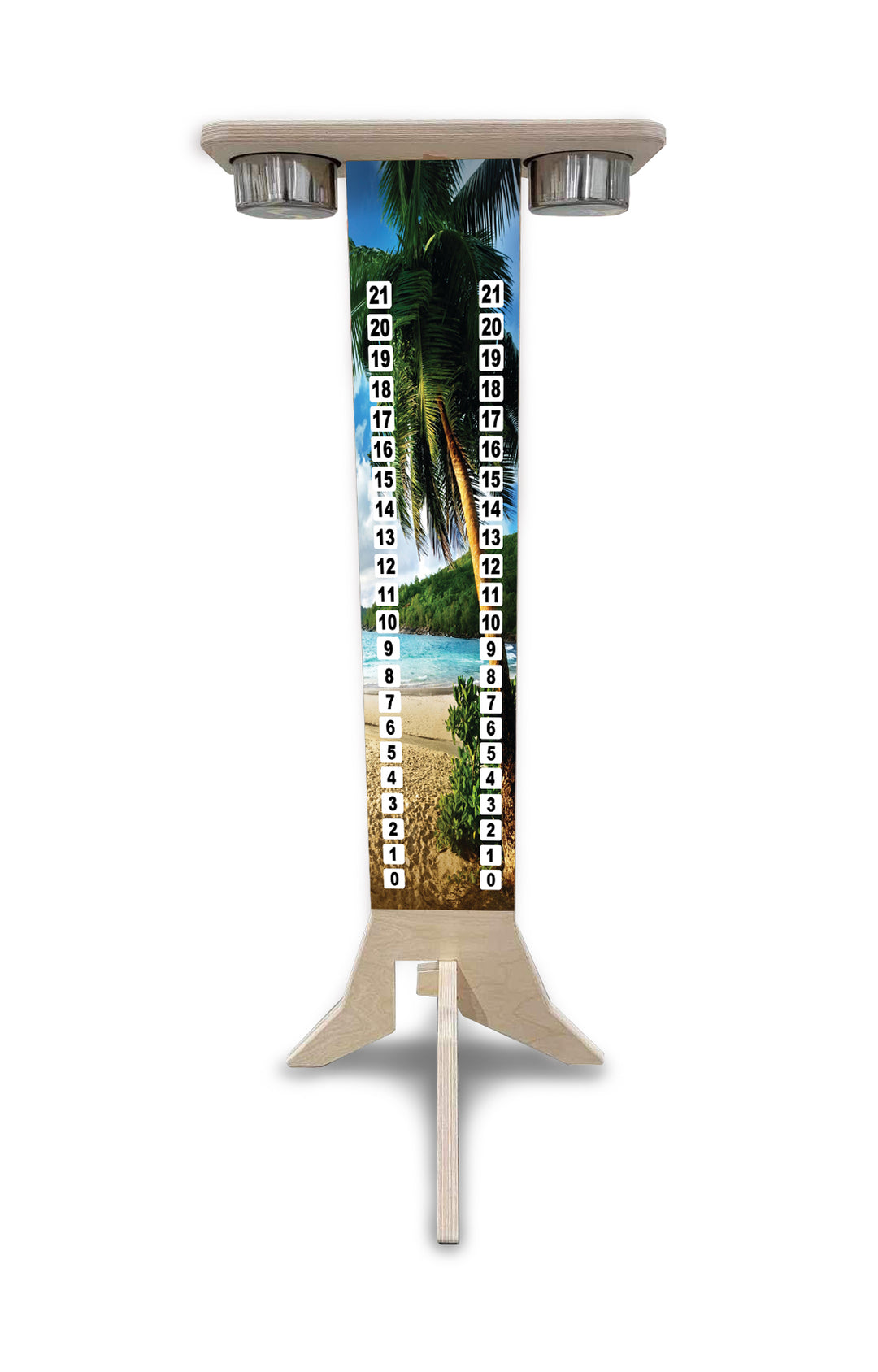 Beach Theme - Score Stand (cups & clips included) Score/Drink Stand