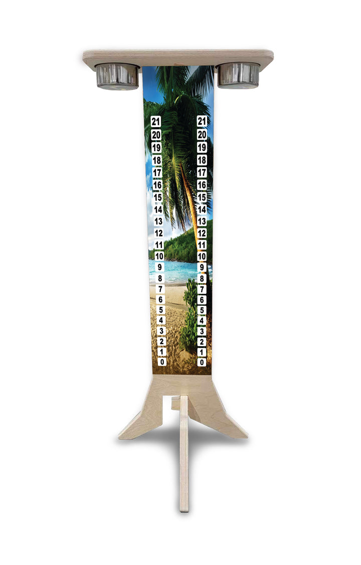 Beach Theme - Score Stand (cups & clips included) Score/Drink Stand