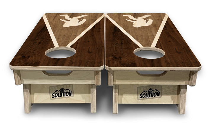 Mini Cornhole Boards - Bigfoot Triangle