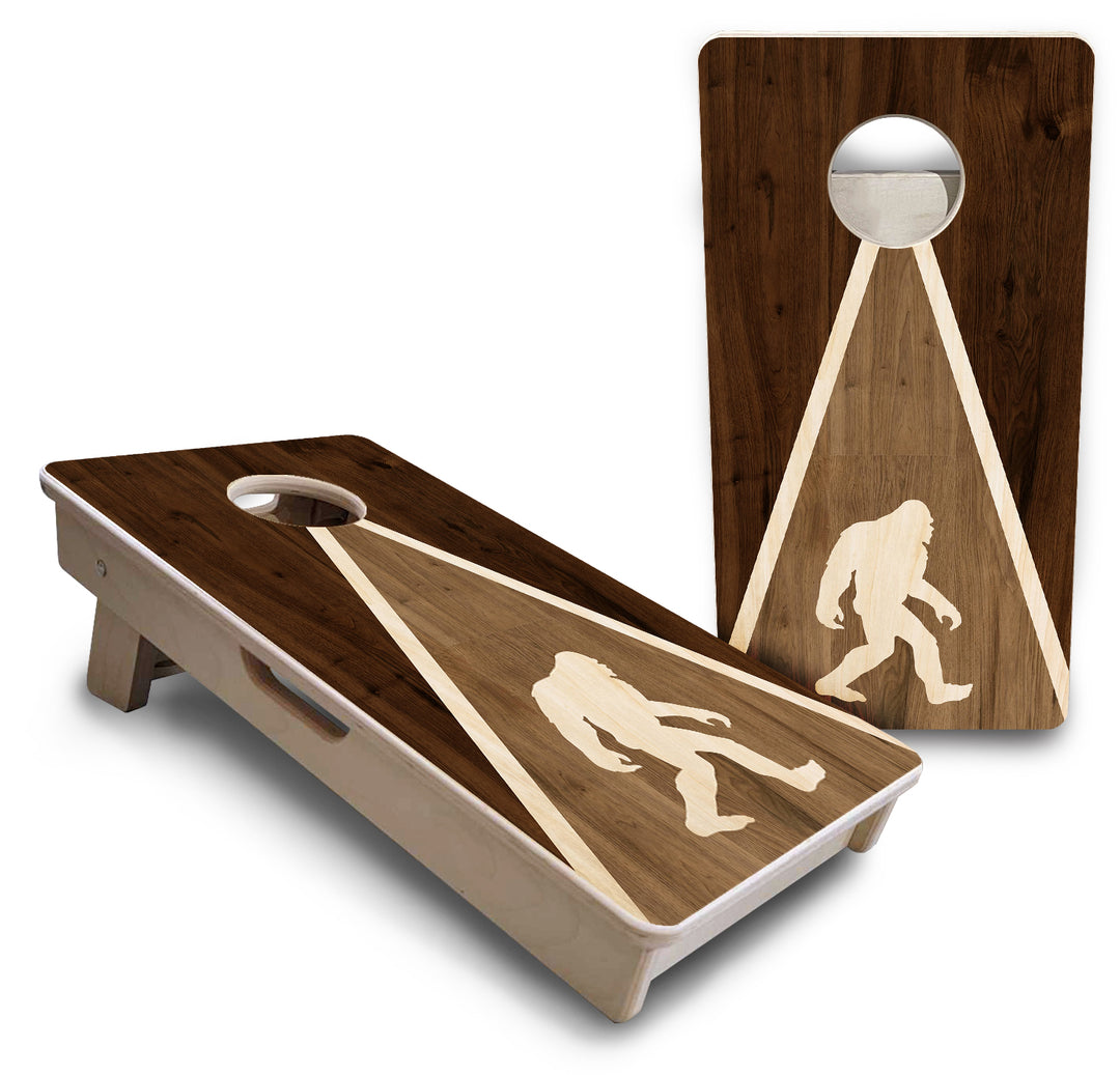Mini Cornhole Boards - Bigfoot Triangle