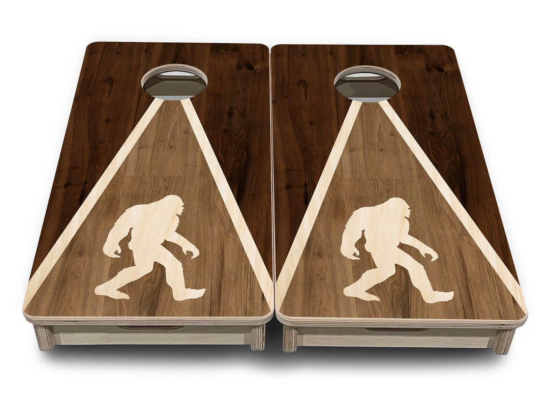 Mini Cornhole Boards - Bigfoot Triangle