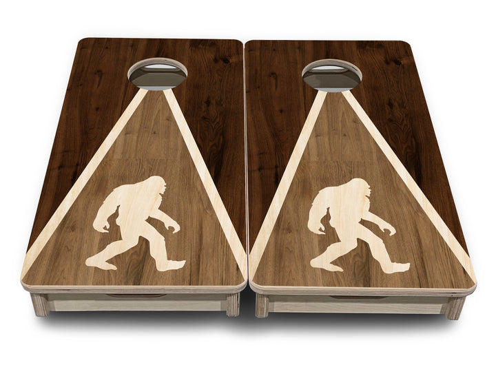 Mini Cornhole Boards - Bigfoot Triangle