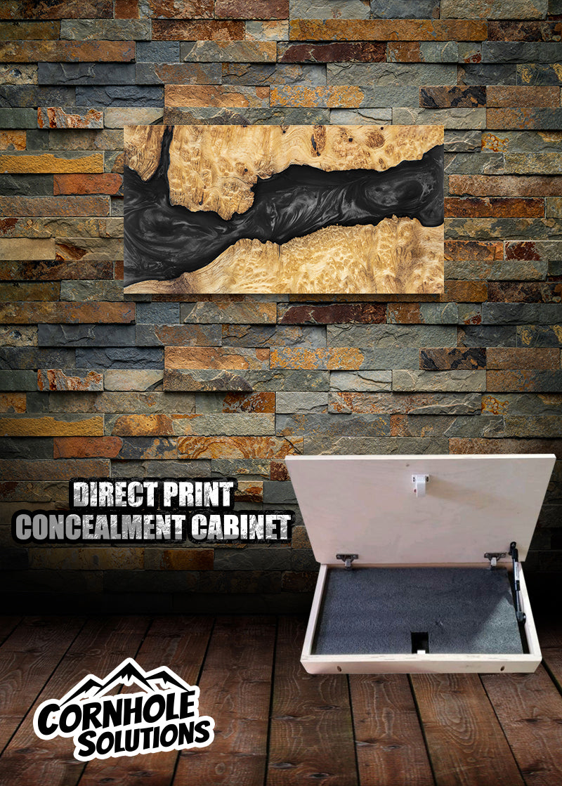 Concealment Cabinets - Small - Custom Printed - UV Direct Printed - High Quality Material 3/4" thick! Approx: 13"x25" Plain Edges