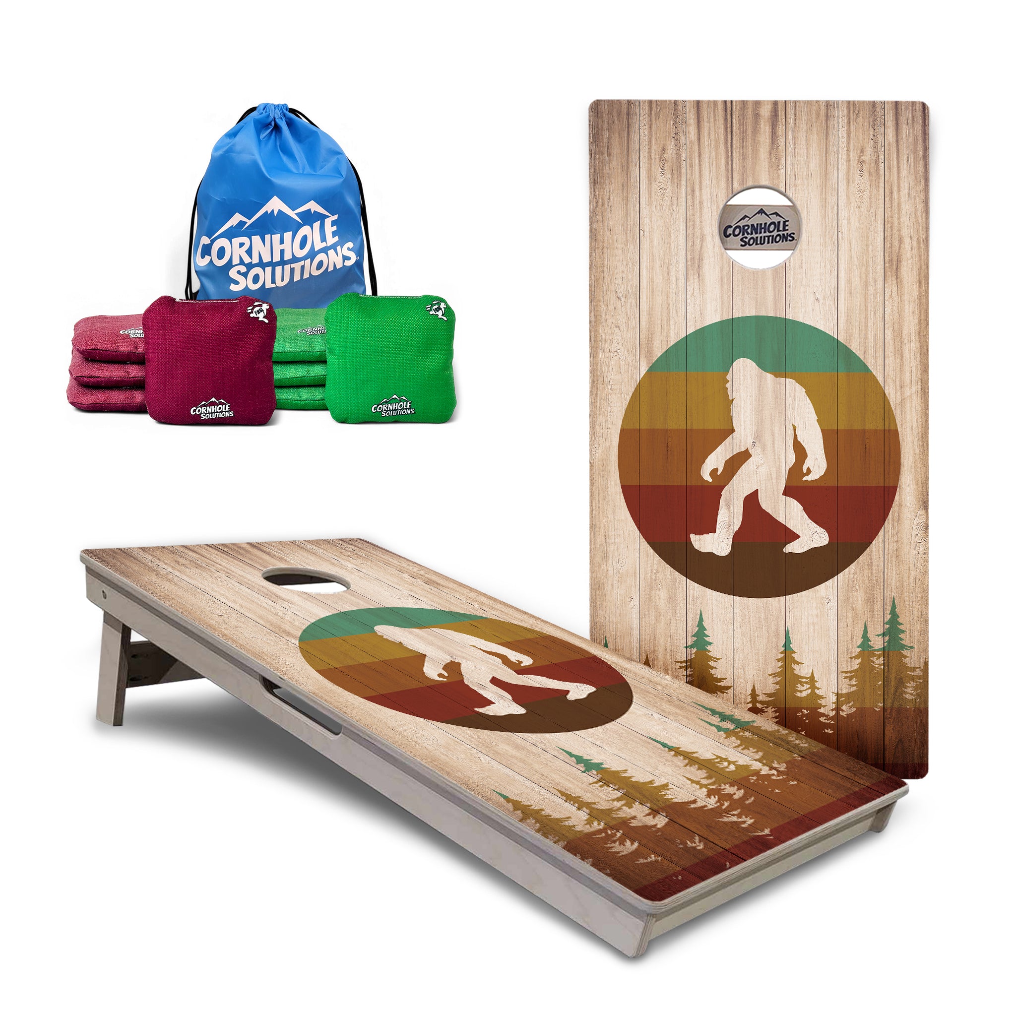 Holiday Special - Bigfoot Circle Cornhole Boards - Professional